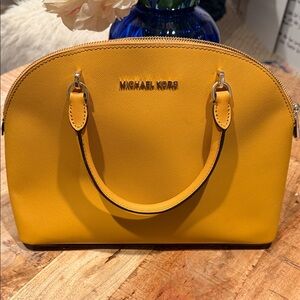 Michael Kors Mustard Yellow Satchel